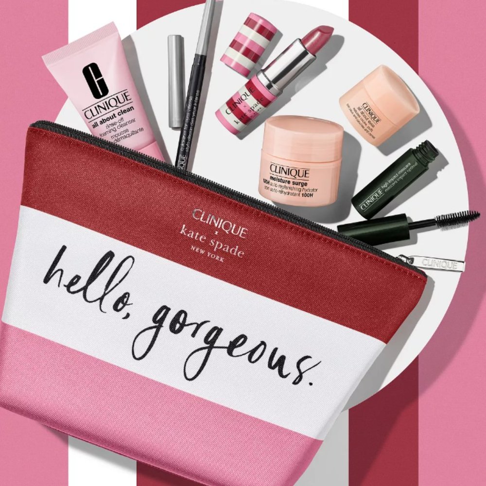 Clinique X Kate Spade Bag and Cosmetics - NWT - Fall 2023